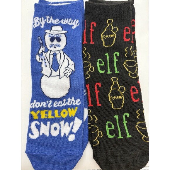 NEW Buddy The Elf  12 Days Of Christmas Socks 14 Pair Men’s Size 6-12 No Box - Picture 8 of 8